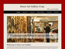 Tablet Screenshot of decorartgallerynyc.com